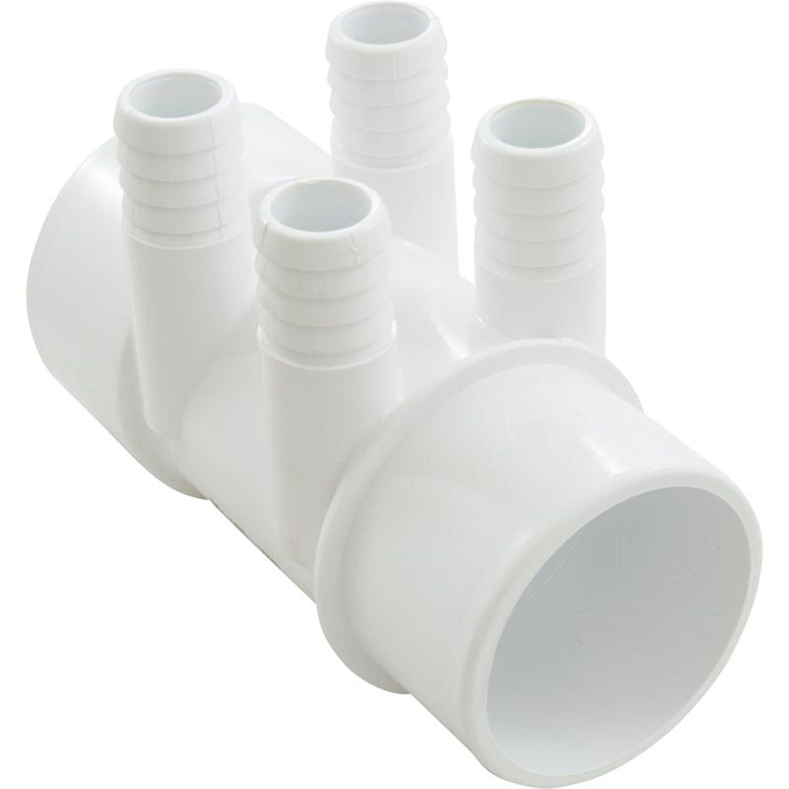 Manifold, 3/4" Barb, 4 Port, 2" Slip x 2" Spigot