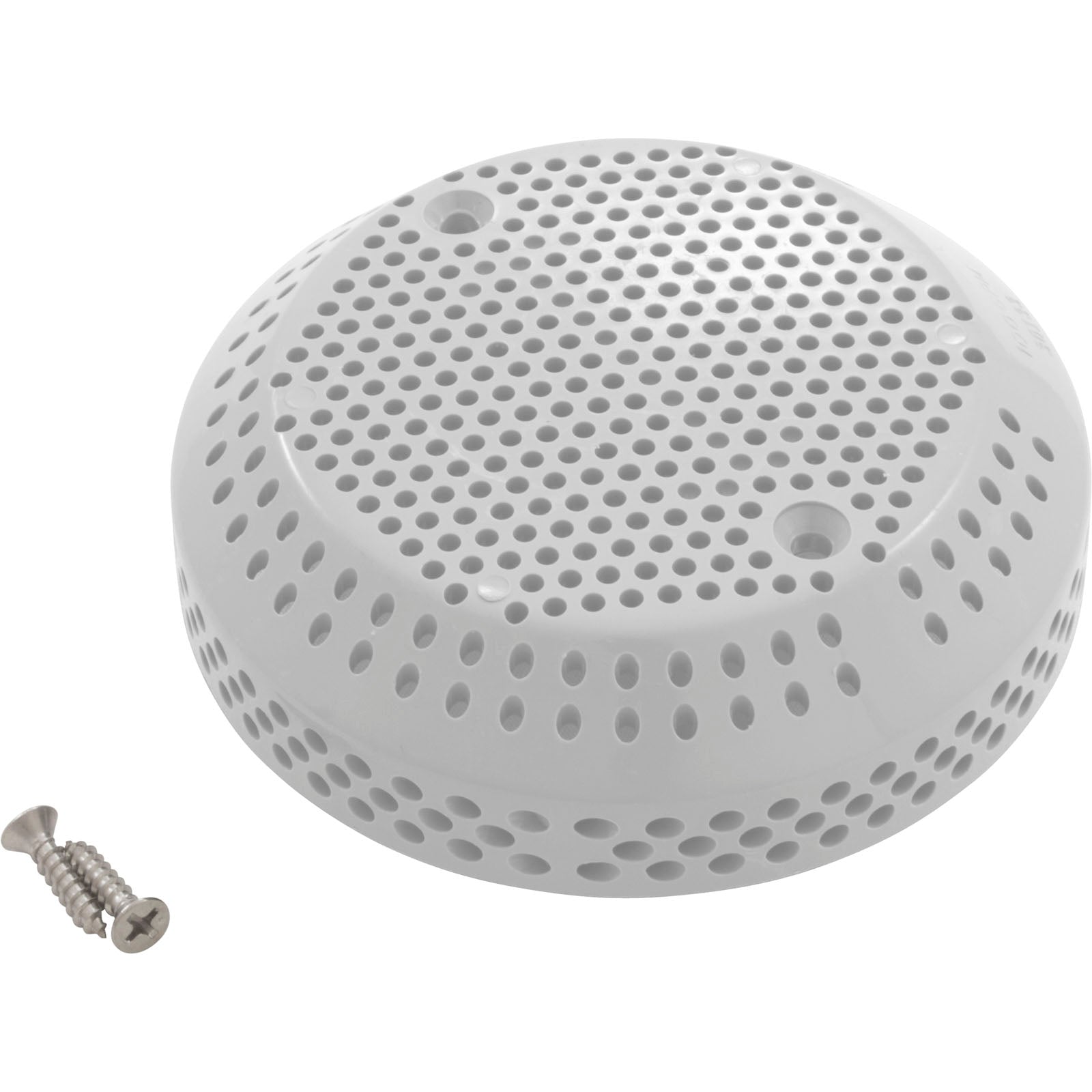 Suction Cover, BWG, 3-3/4", 100gpm, White, Bath Only