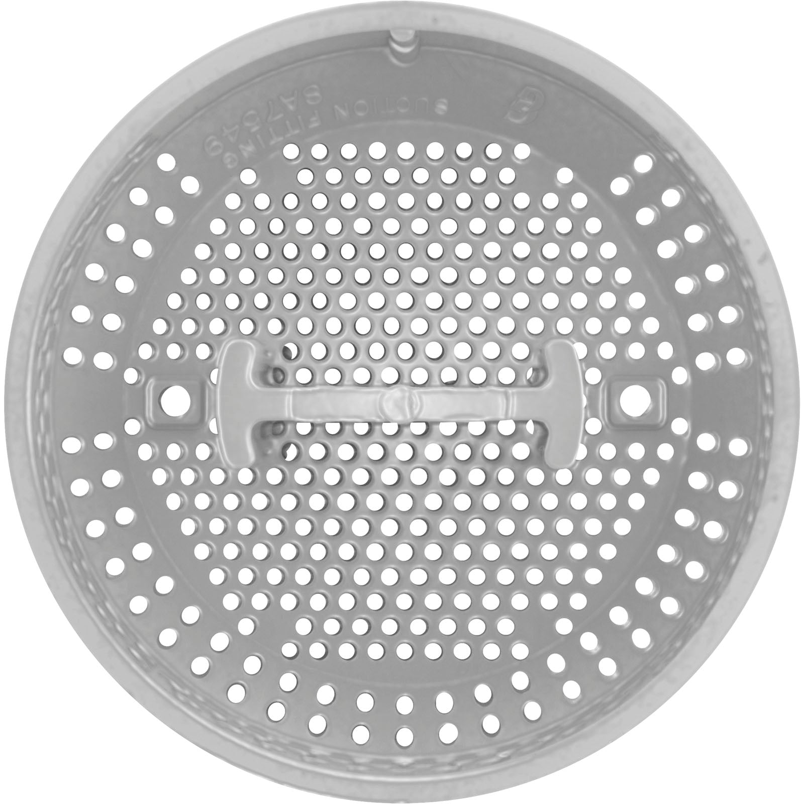 Suction Cover, BWG, 3-3/4", 100gpm, White, Bath Only