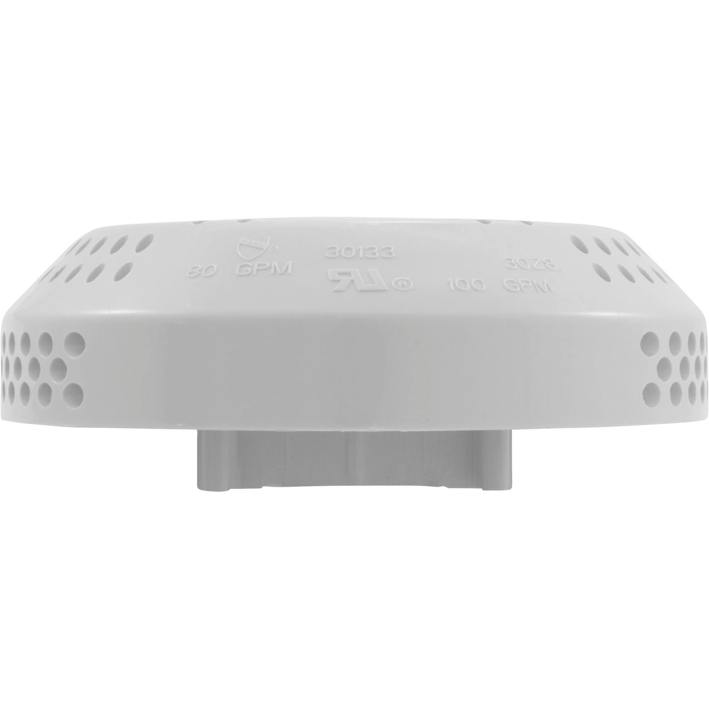 Couvercle d'aspiration, BWG, 3-3/4", 100 gpm, blanc, bain seulement