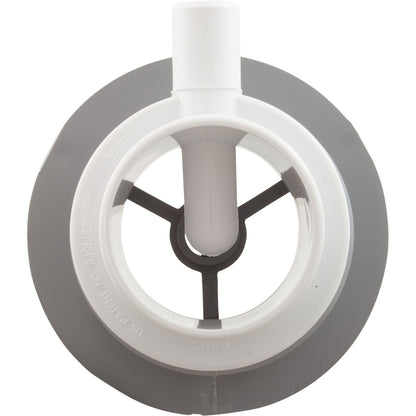 Accesorio de pared, conjunto de succión BWG/GG, 3-5/8" de alto, 2" de espiga, gris