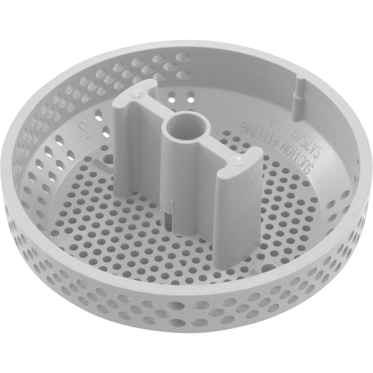 Suction Cover, BWG/GG, 3-3/4", 124 gpm, White, w/Screws