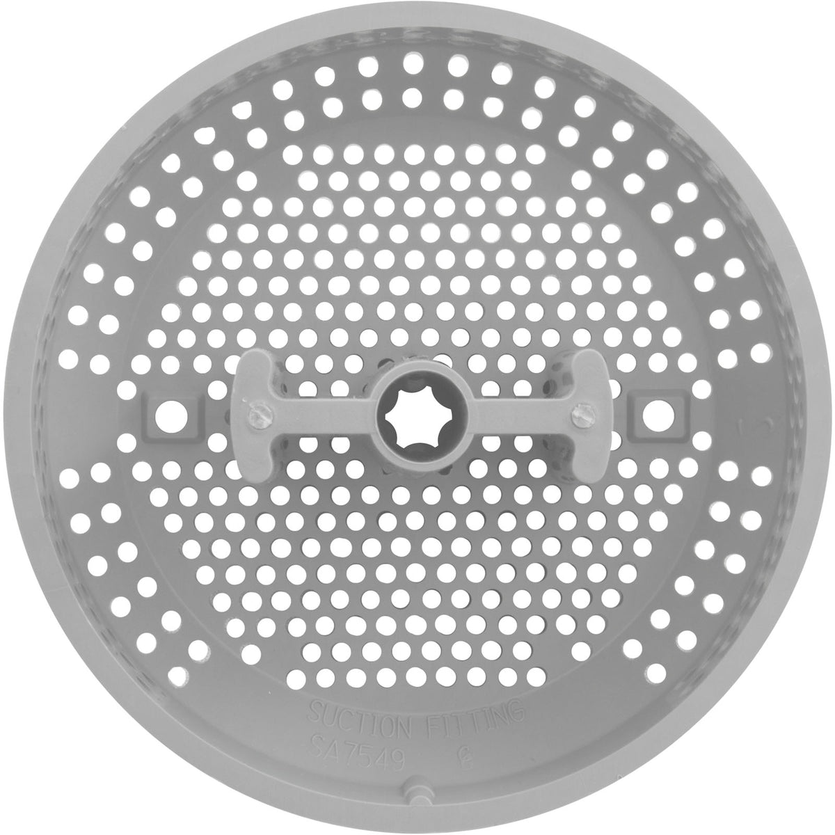 Suction Cover, BWG/GG, 3-3/4", 124 gpm, White, w/Screws
