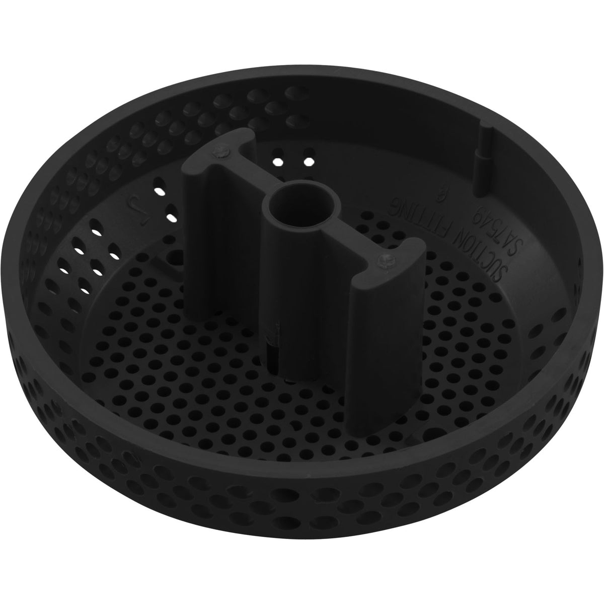 Suction Cover, BWG/GG, 3-3/4", 124 gpm, Black, w/Screws