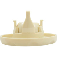 Jet Intl, BWG/BWG Adjustassage, Dir, 2-1/2"Fd, Smth Scal, Bone