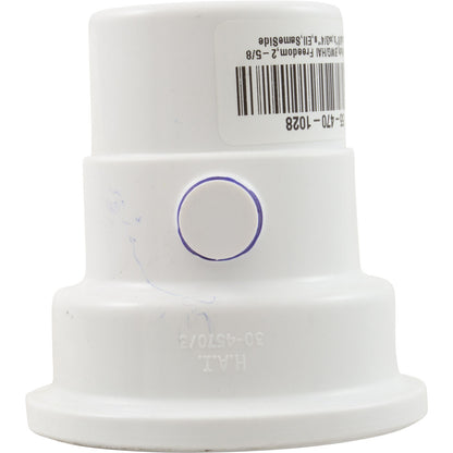 Cuerpo de chorro, BWG/HAI Freedom, 2-5/8" de alto, a 3/8" de ancho, 3/4" de largo, codo, mismo lado