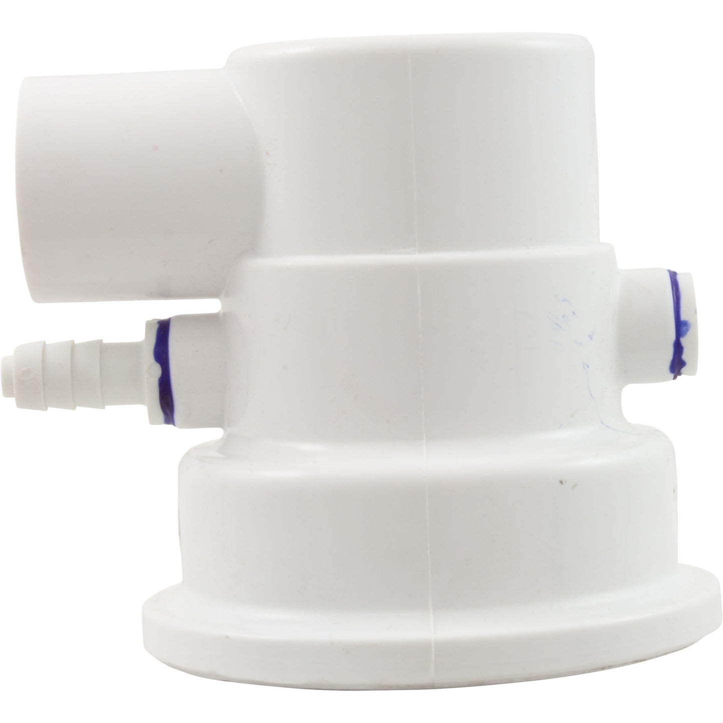 Cuerpo de chorro, BWG/HAI Freedom, 2-5/8" de alto, a 3/8" de ancho, 3/4" de largo, codo, mismo lado