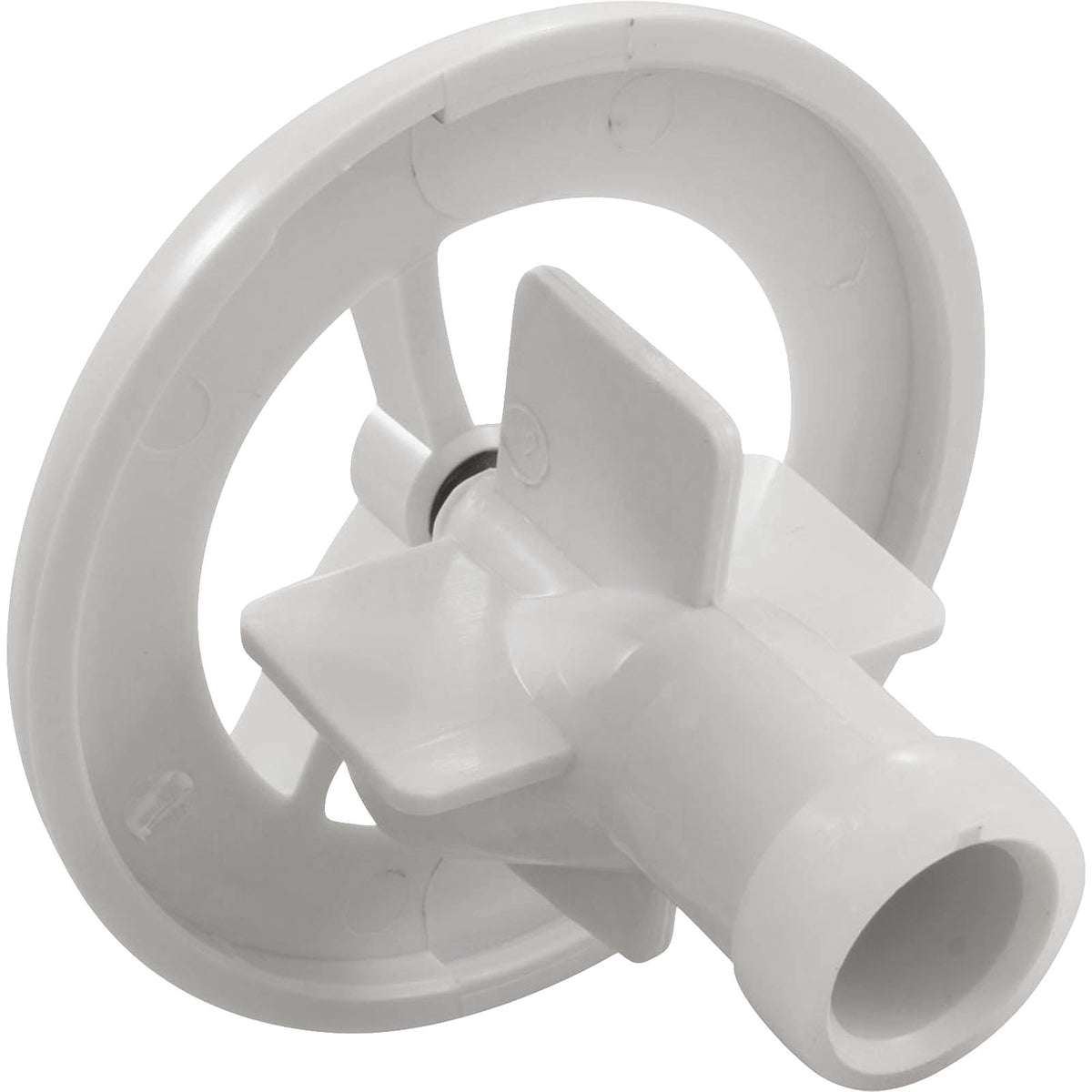 Jet Intl, BWG/HAI Microssage, 3-9/16"fd, Roto, Smth, White