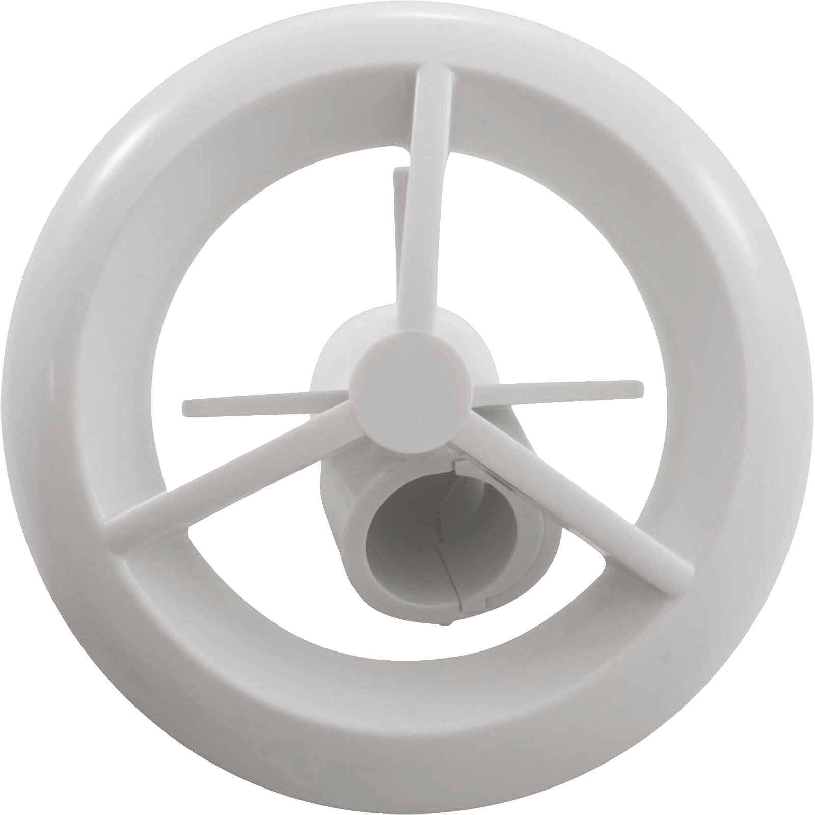 Jet Intl, BWG/HAI Microssage, 3-9/16"fd, Roto, Smth, White