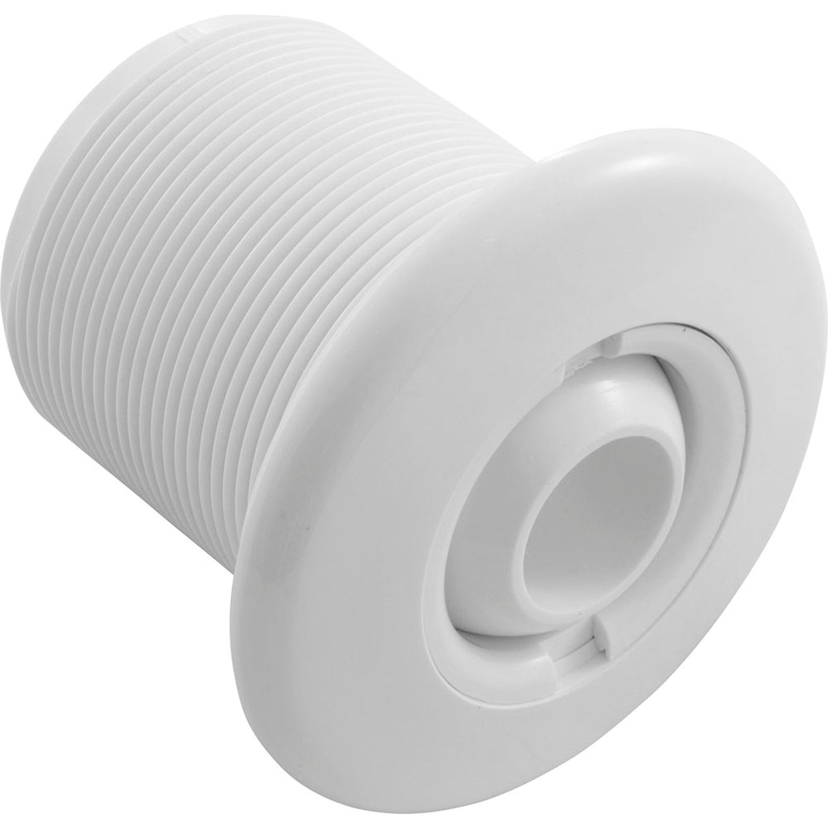 Jet Intl, BWG/HAI Hydro Jet, Long, 3-3/8"fd, w/o Nut, Dir, White