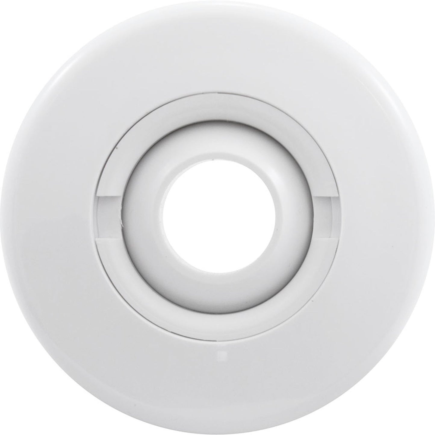 Jet Intl, BWG/HAI Hydro Jet, largo, 3-3/8" fd, sin tuerca, dir., blanco