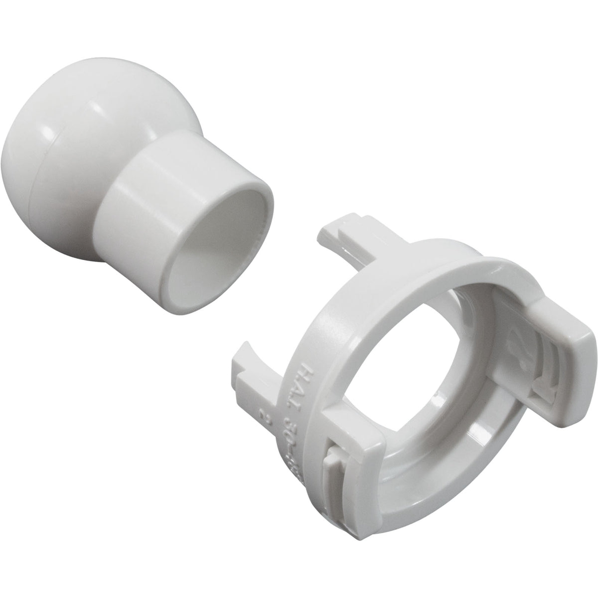 Nozzle, BWG/HAI Magnaflo, Eyeball w/Cage,  White