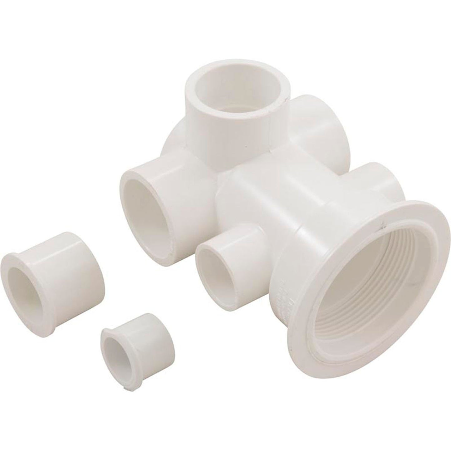 Cuerpo de chorro, chorro de mariposa de 3 puertos BWG/HAI, 3-1/4" de alto, a1" de ancho, 1-1/2" de ancho