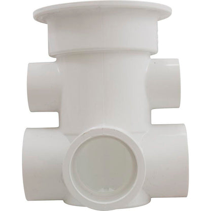 Cuerpo de chorro, chorro de mariposa de 3 puertos BWG/HAI, 3-1/4" de alto, a1" de ancho, 1-1/2" de ancho