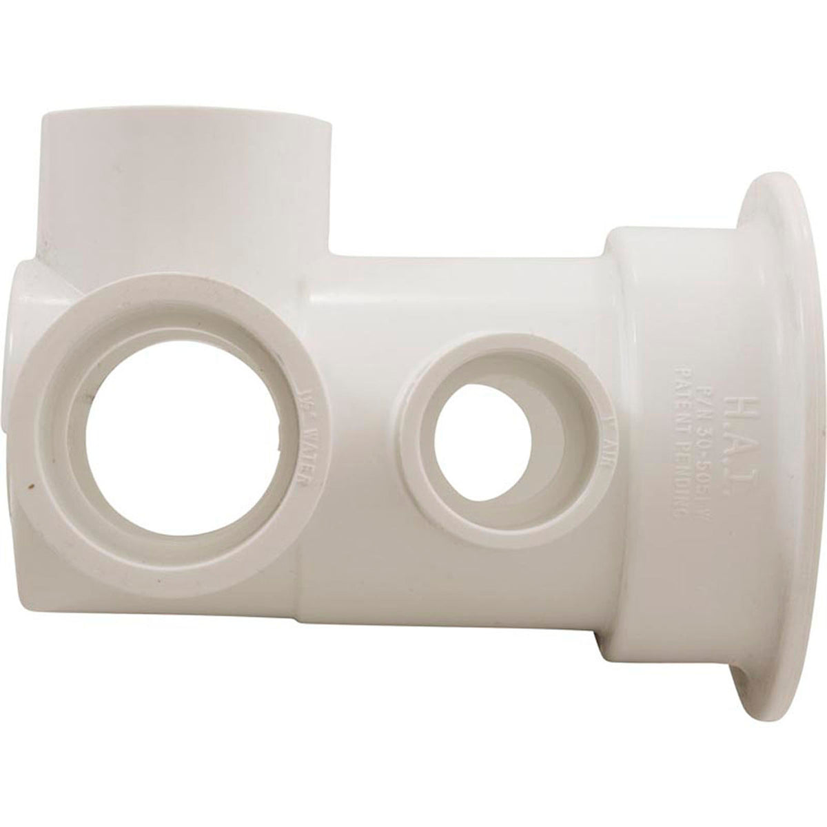 Jet Body, BWG/HAI 3-Port Butterfly Jet, 3-1/4"hs, a1"s, w1-1/2"s