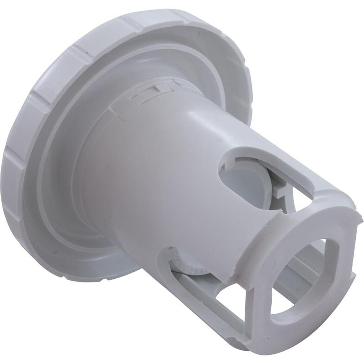 Jet Intl, BWG/HAI 3-Port Butterfly, Dir, Ribbed, White
