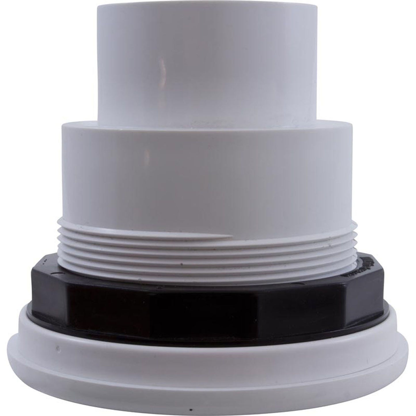 Wall Fitting, BWG/HAI Whirlpool, 3-5/16"hs, w/Nut, White