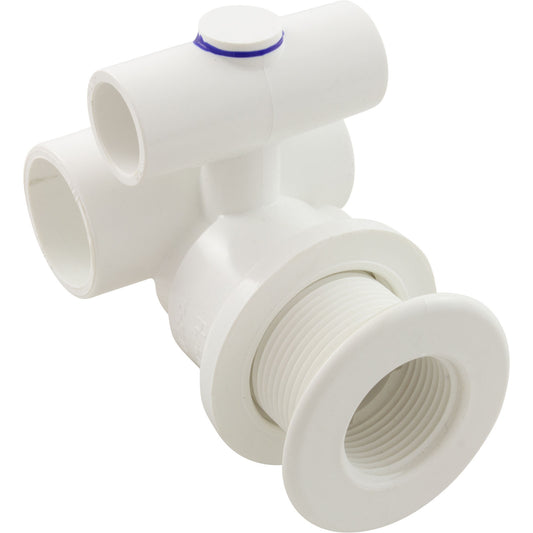 Jet Body, BWG/HAI Slimline, w/Extended Wall Fitting, White
