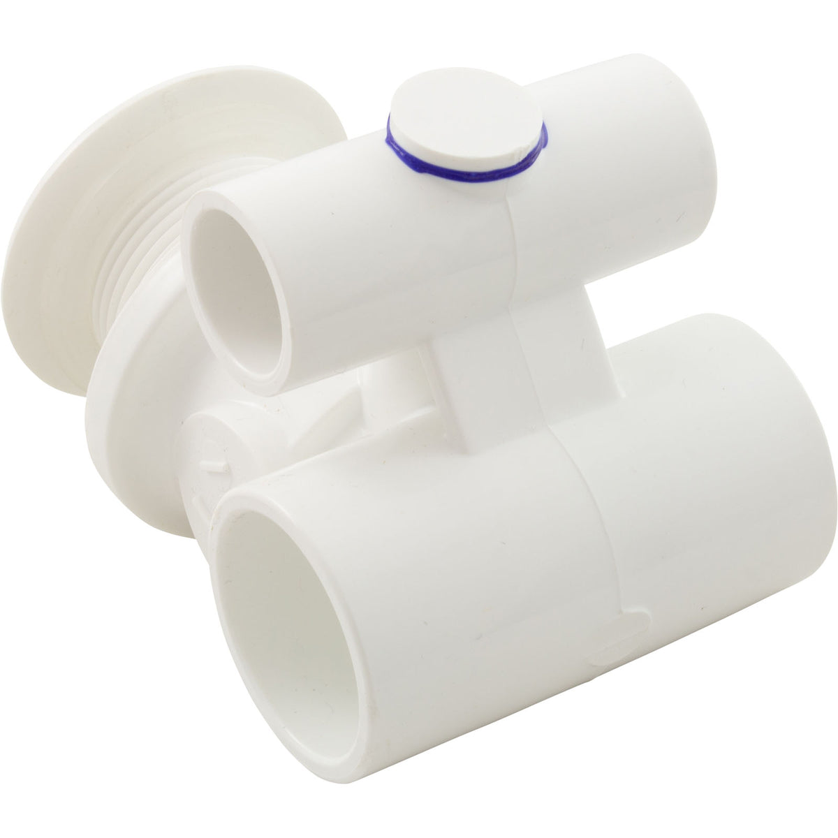 Jet Body, BWG/HAI Slimline, w/Extended Wall Fitting, White