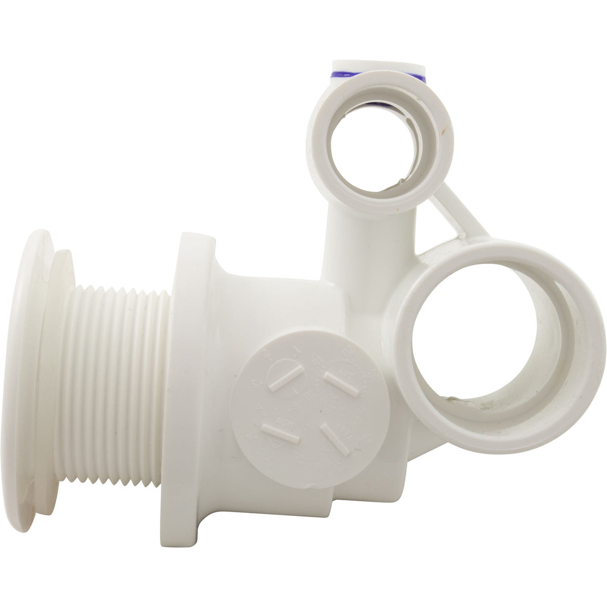 Jet Body, BWG/HAI Slimline, w/Extended Wall Fitting, White