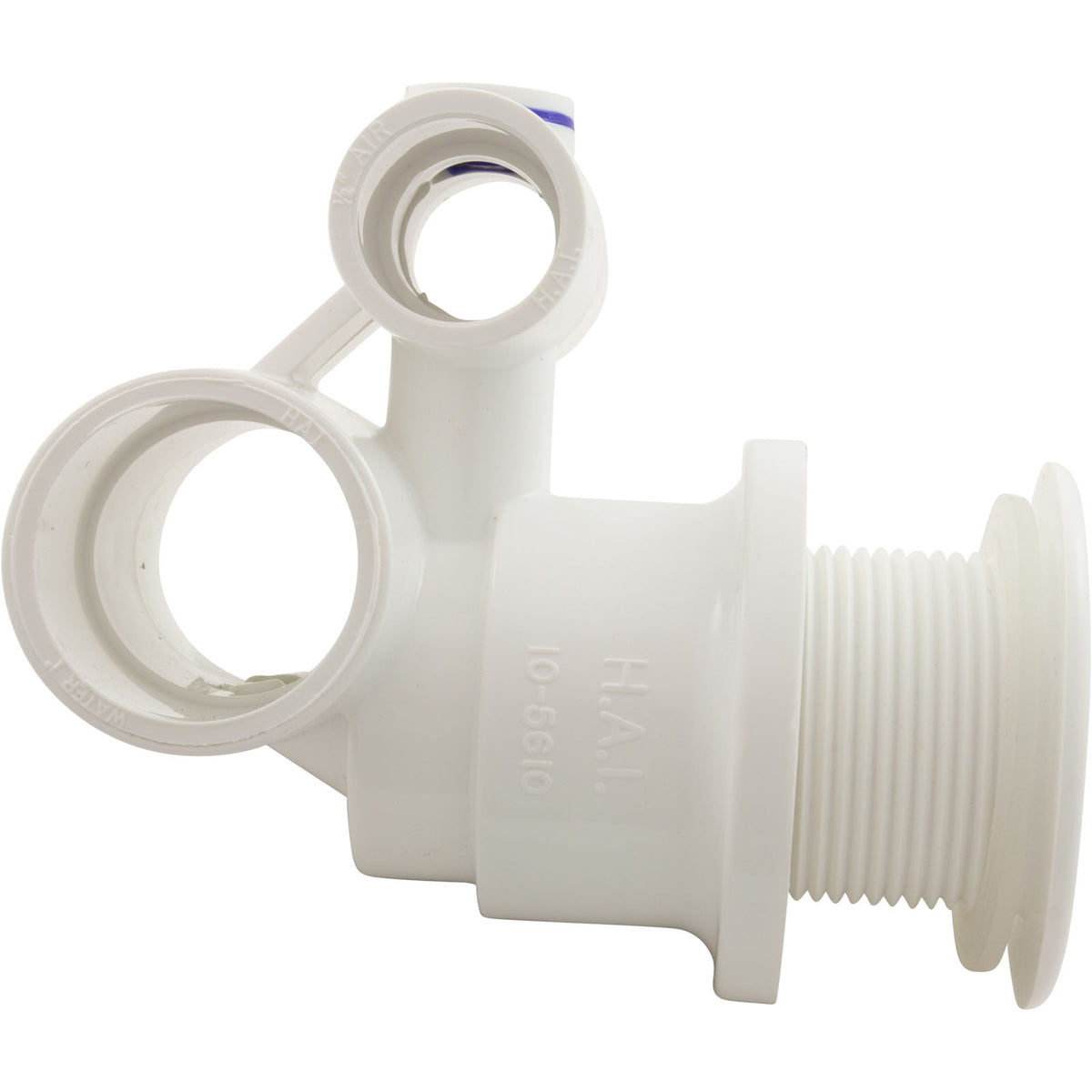 Jet Body, BWG/HAI Slimline, w/Extended Wall Fitting, White