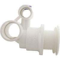 Jet Body, BWG/HAI Slimline, w/Extended Wall Fitting, White