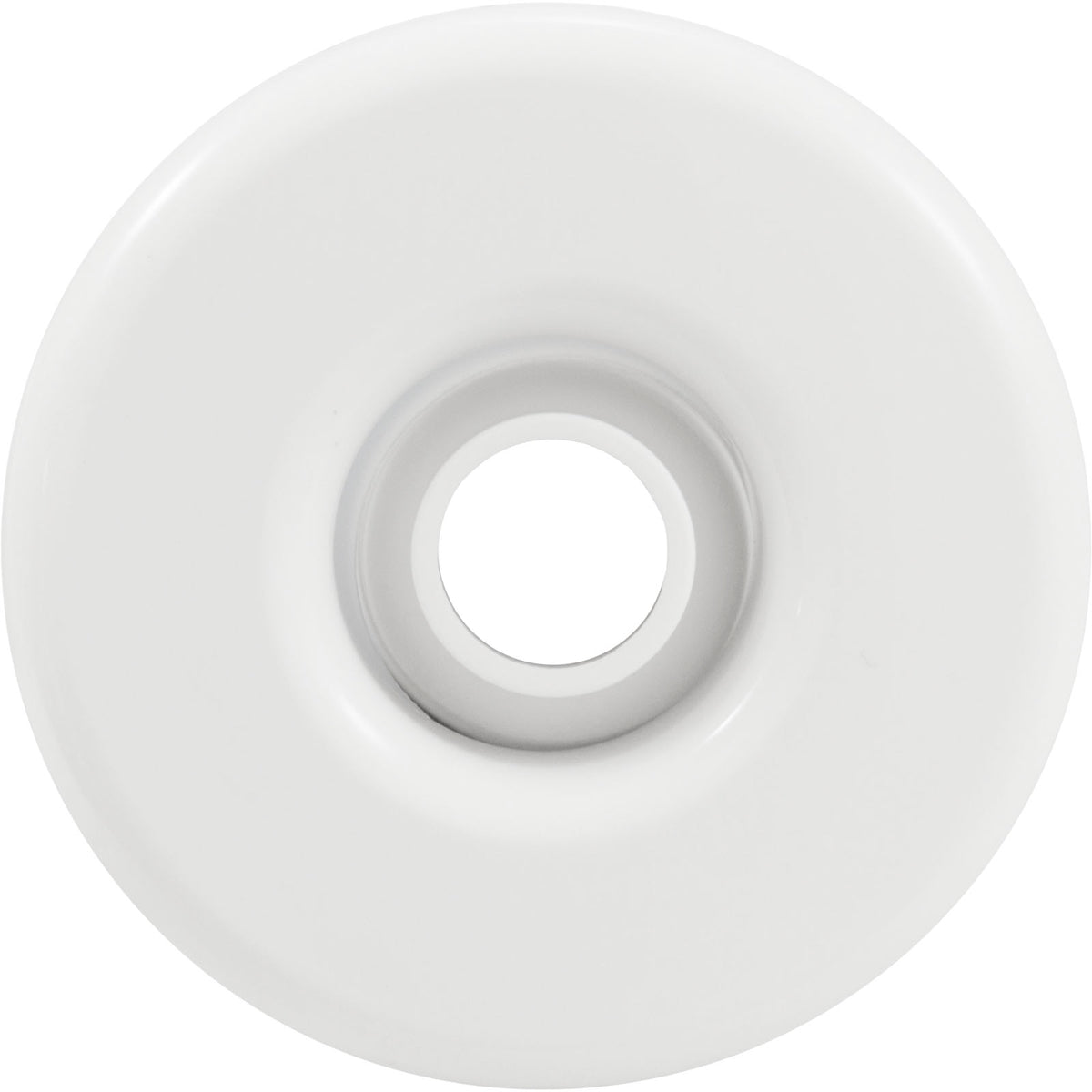 Escutcheon, BWG/HAI Slimline, Smth, w/Dir Eyeball, White