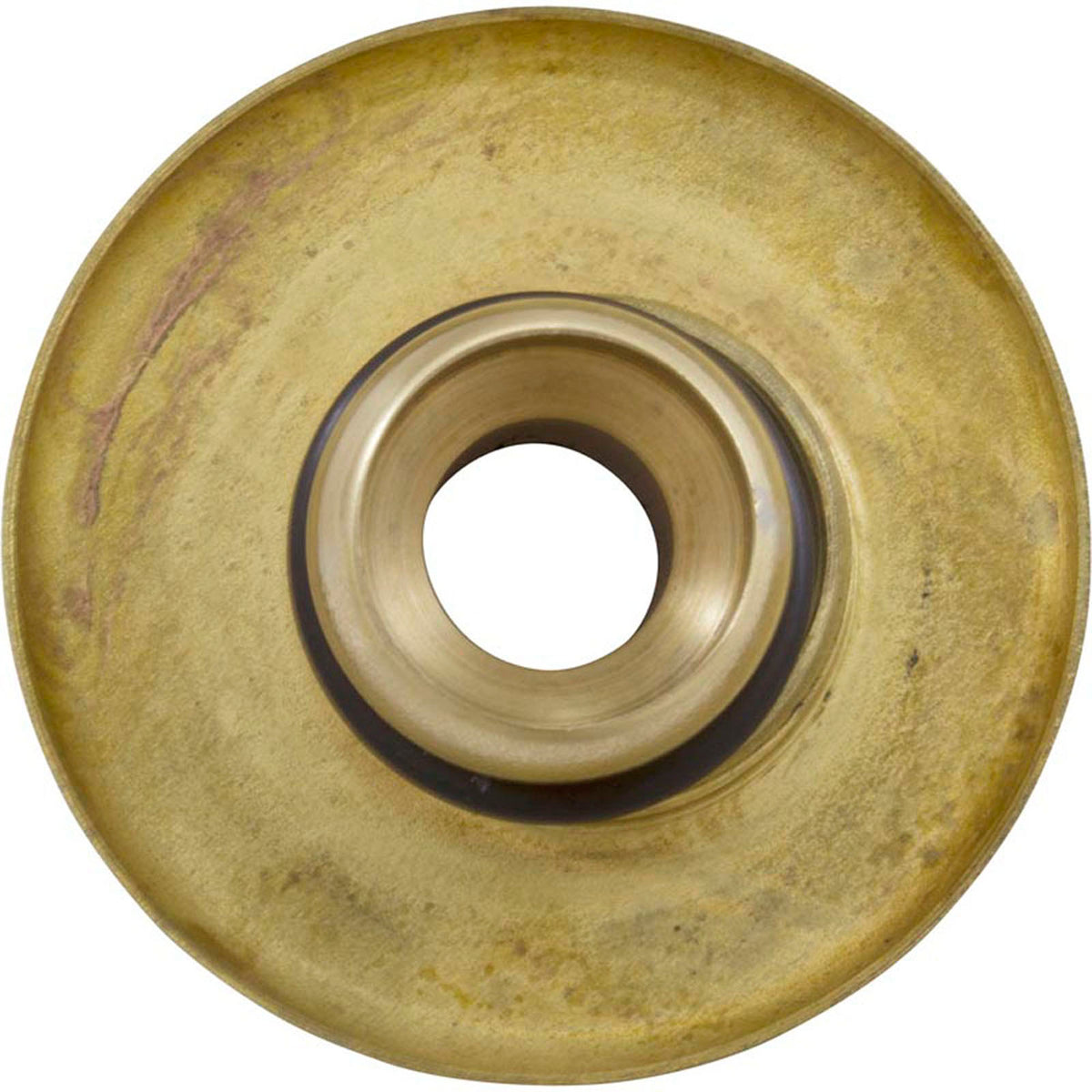 Escutcheon, BWG/HAI Slimline, Smth, w/Dir Eyeball, Brass