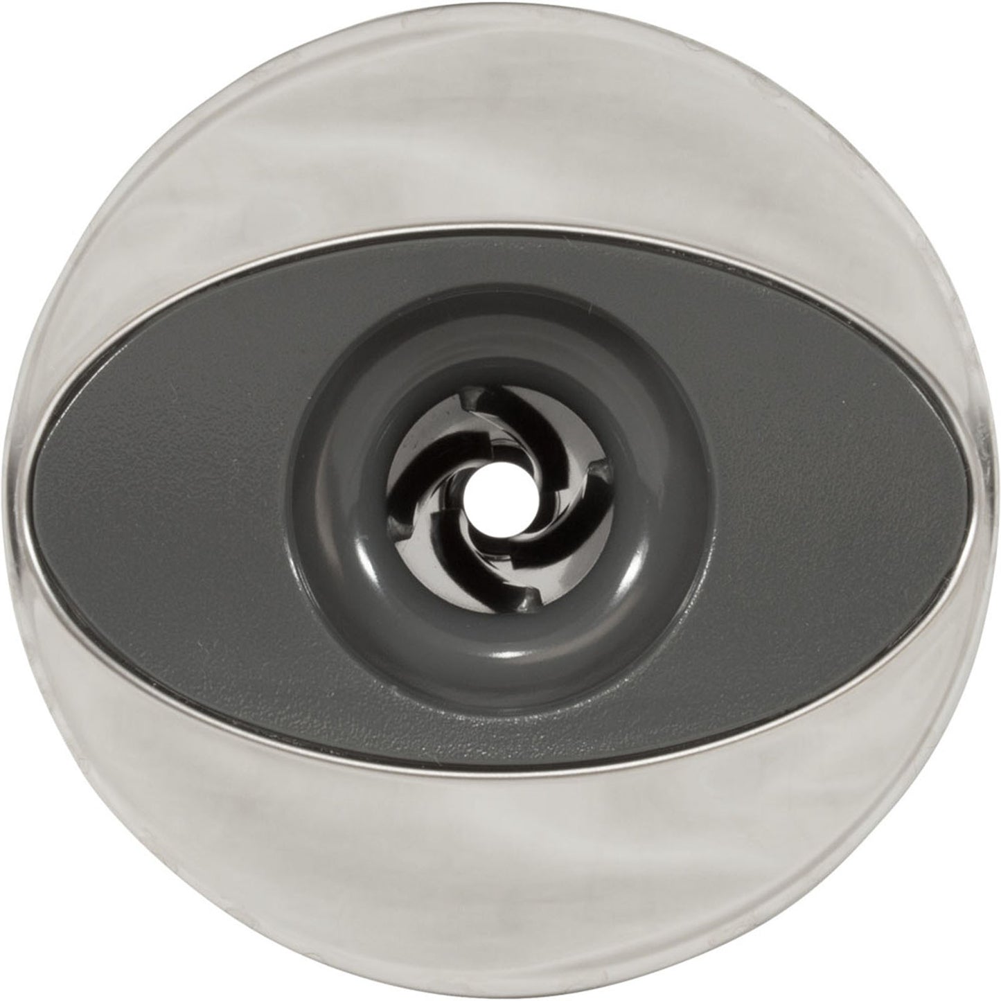 Jet Intl, Jacuzzi Mini PowerPro FX, 3-1/4" fd, acero inoxidable/gris claro