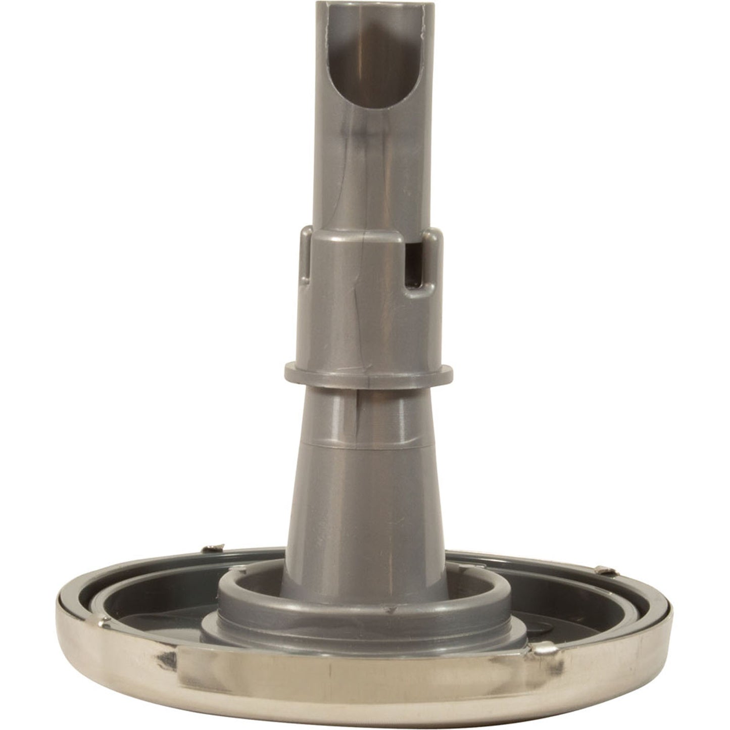 Jet Intl, Jacuzzi Mini PowerPro FX, 3-1/4" fd, acero inoxidable/gris claro