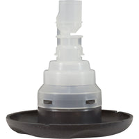 Jet Intl, Jac/Sun DVX Jet, 4-3/8"fd, Dir, Text Scal, Graph Gry