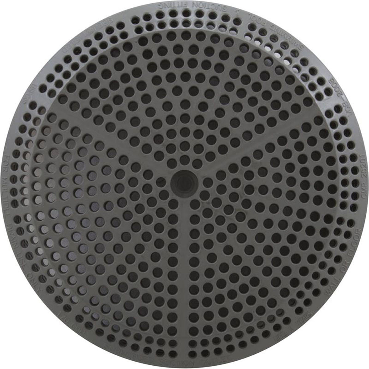 Suction Cover, CMP, 4-7/8"fd, 170GPM, Gray