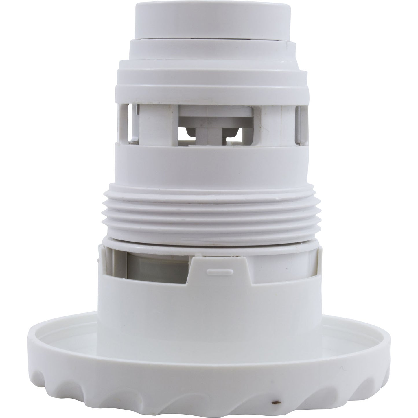 Jet Intl, Poly Jet Generic, 3-3/8"fd, Twin Roto, Dlx Scal, Blanc