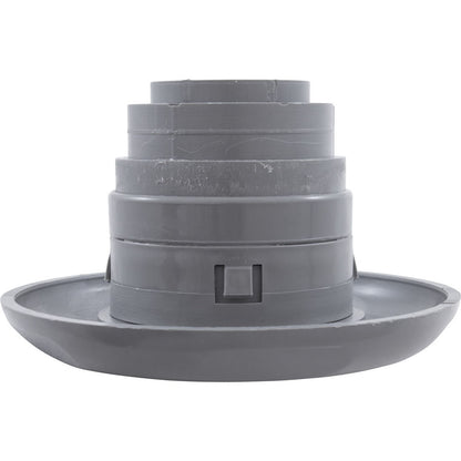 Jet Intl, CMP Spa, 4-1/8"fd, Massage, Smth Scal, Gris