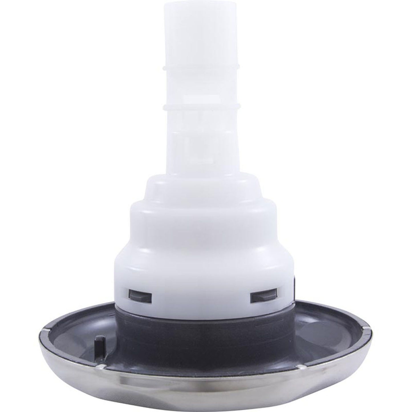 Jet Intl, CMP Typhoon 400, 4"fd, Twin Roto, Scalloped, SS/Gry