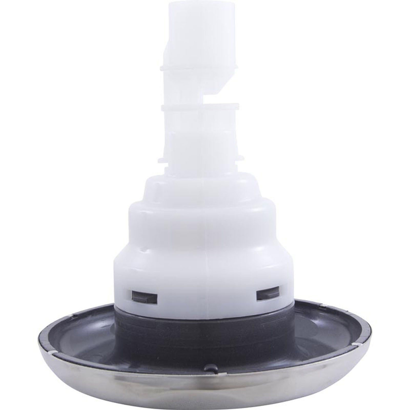 Jet Intl, CMP Typhoon 400, 4"fd, Twin Roto, Scalloped, SS/Gry