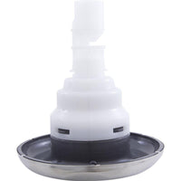 Jet Intl, CMP Typhoon 400, 4"fd, Twin Roto, Scalloped, SS/Gry