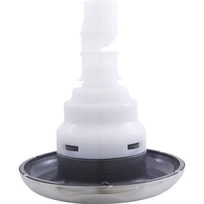 Jet Intl, CMP Typhoon 400, 4"fd, Twin Roto, Scalloped, SS/Gry