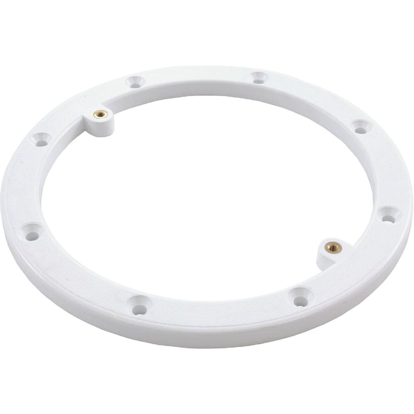 Main Drain Frame, Generic, 7-1/4" Diameter, Round, White