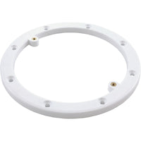 Main Drain Frame, Generic, 7-1/4" Diameter, Round, White