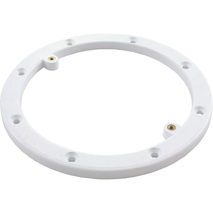 Main Drain Frame, Generic, 7-1/4" Diameter, Round, White