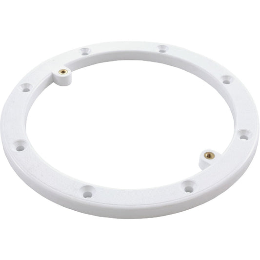 Main Drain Frame, Generic, 7-1/4" Diameter, Round, White