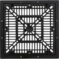 Main Drain Frame, CMP, 9" x 9", Black, w/ Gate