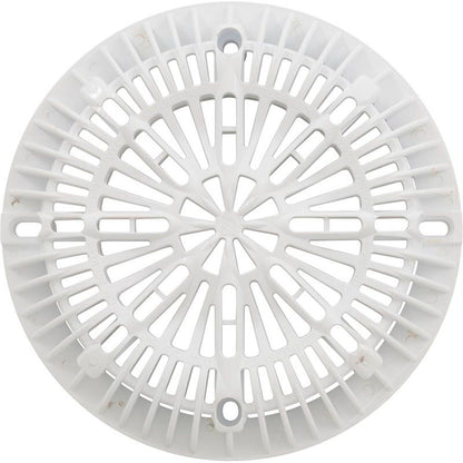 Main Drain Cover, CMP Galaxy, 8", White, w/ Screw Kit