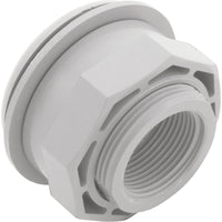 Wall Fitting, CMP, 3"hs, 1-1/2"mpt, 3-5/8"fd, w/Nut, White