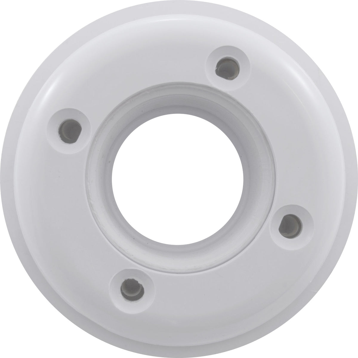 Wall Fitting, CMP, 3"hs, 1-1/2"mpt, 3-5/8"fd, w/Nut, White