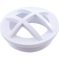 Grate, CMP Wall Fitting, 1-1/2" Male Pipe Thread, White