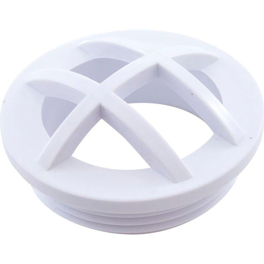 Grate, CMP Wall Fitting, 1-1/2" Male Pipe Thread, White