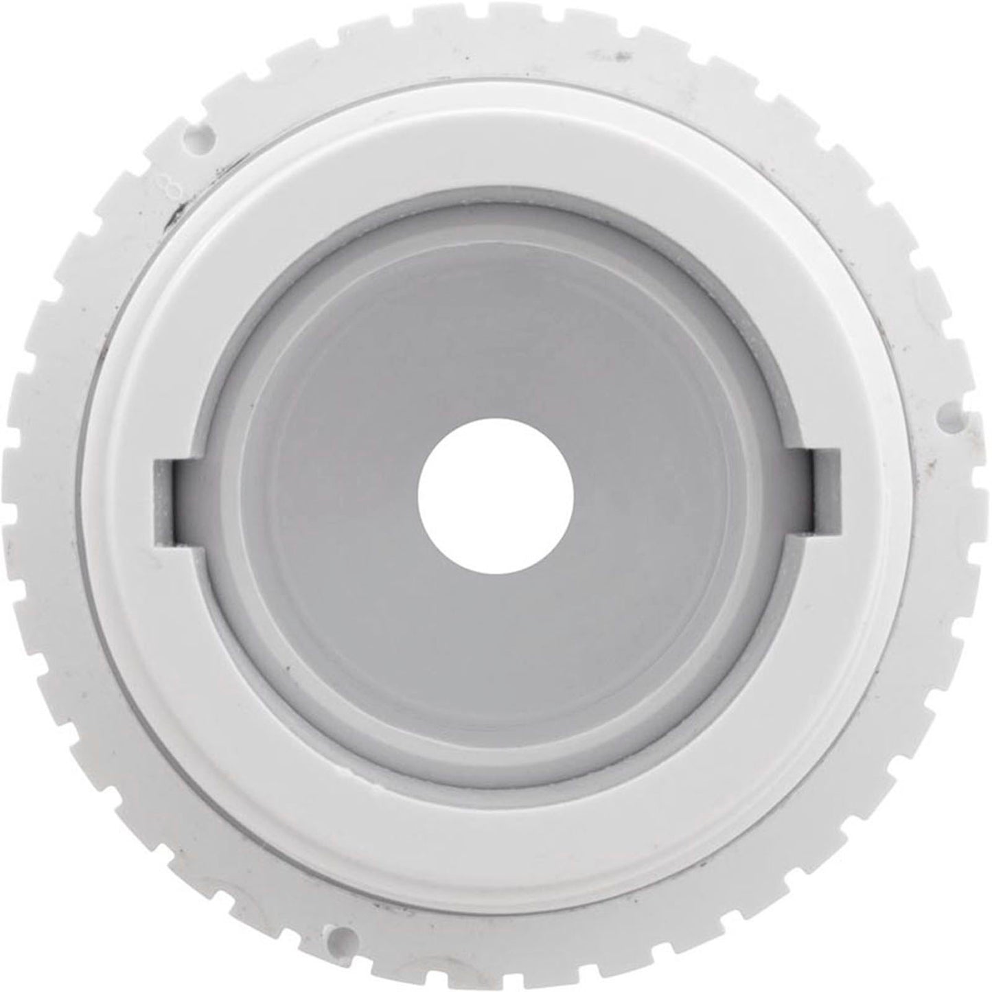 Eyeball Fitting, CMP, 1-1/2"mpt, 3-3/8"fd, 3/8"Orifice, Wht