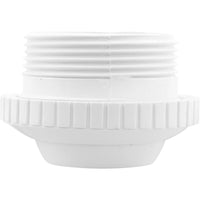 Eyeball Fitting, CMP, 1-1/2"mpt, 3-3/8"fd, 3/8"Orifice, Wht